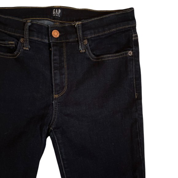 GAP True Skinny Dark Wash High Rise Stretch Jeans - Picture 2 of 7